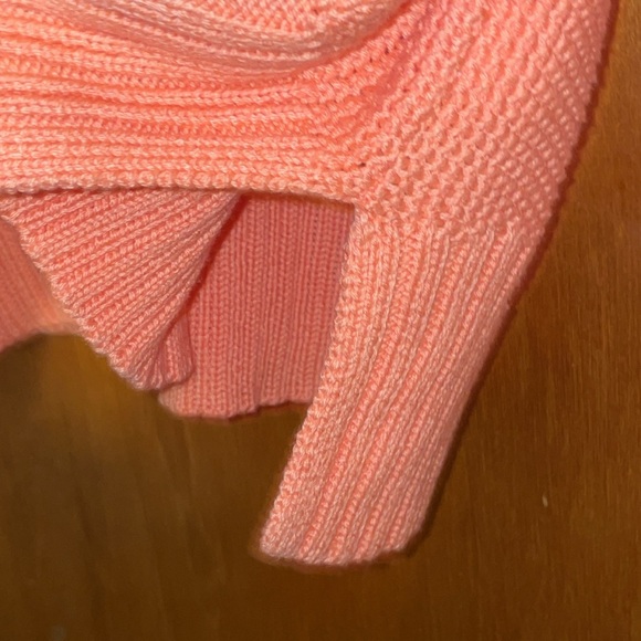 •LUCKY BRAND•NWOT CITRUS SUN ORANGE V NECK KNIT SWEATER SIZE SMALL - Picture 7 of 10